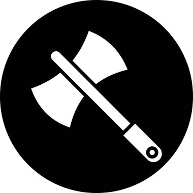 Axe simgesi, vektör illüstrasyonu