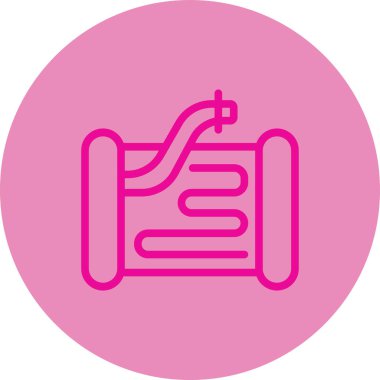 Modern bir simgenin vektör illüstrasyonu