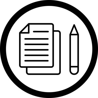 Belgenin vektör illüstrasyonu