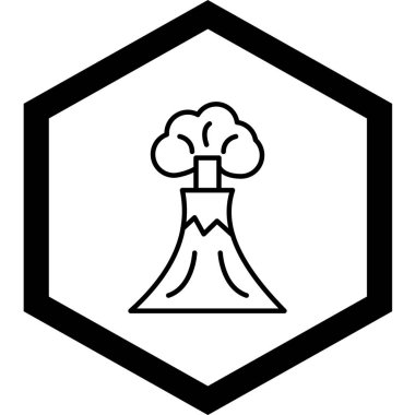 Bir bitki simgesinin vektör illüstrasyonu