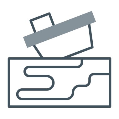 Seçim kutusu simgesi ince çizgi biçiminde