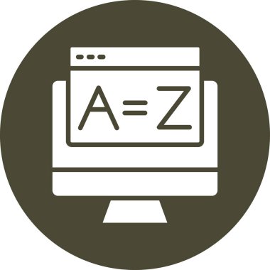 Web sayfası simgesi, modern vektör illüstrasyon tasarımı