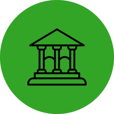 Benzersiz yapı vektörü simgesi