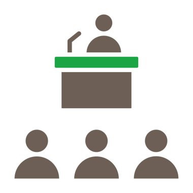 Seyirci Vektörü Şekil Simgesi Tasarımı