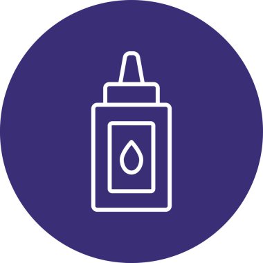 Projeniz için vektör yağ simgesi, vektör illüstrasyonu