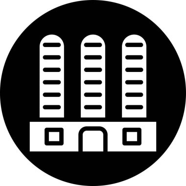 Yapı simgesinin vektör illüstrasyonu