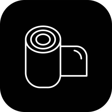 Yiyecek ve içecek ikonunun vektör illüstrasyonu