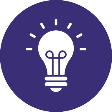 Ampul Simgesi, Vektör illüstrasyonu