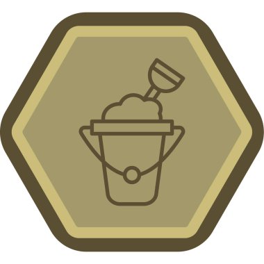 Dondurma. Web simgesi basit illüstrasyon