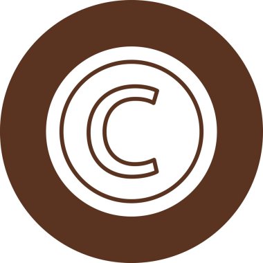 Çikolata. Web simgesi basit illüstrasyon