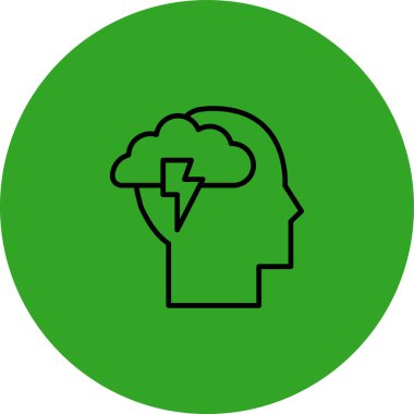 modern b eksikliği simgesi beyin vektör çizim