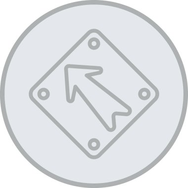 ok simgesinin vektör illüstrasyonu