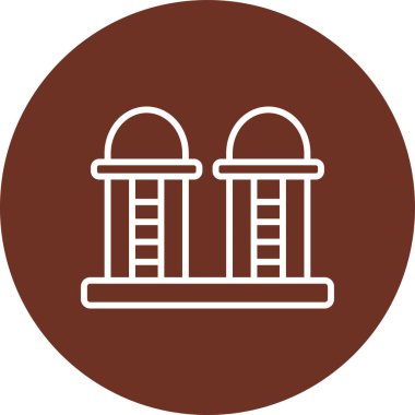 Bir binanın vektör illüstrasyonu