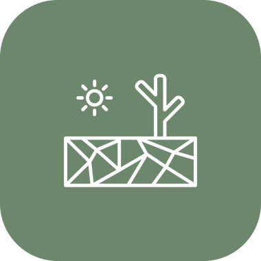 Kaktüs simgesinin vektör illüstrasyonu