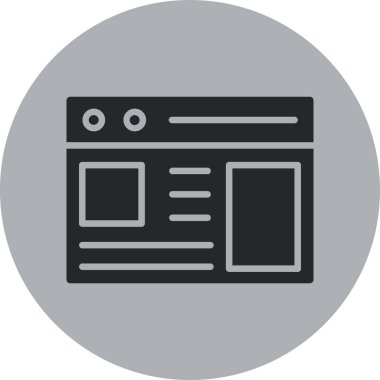 tarayıcı penceresi, web simgesi vektör illüstrasyon tasarımı