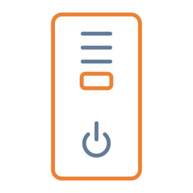 veri analizi ince çizgi gradyan vektör simgesi dekoru