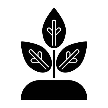 Ağaç. Web simgesi basit illüstrasyon