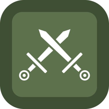 Silah simgesinin vektör illüstrasyonu