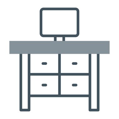 mobilya vektör simgesi düzenlenebilir