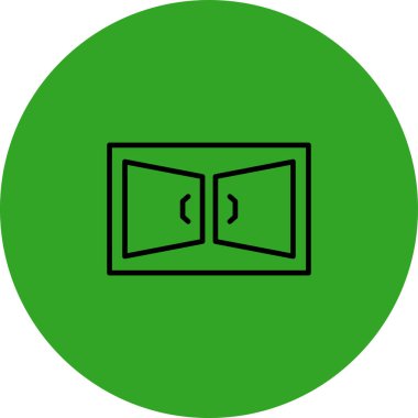 Eğitimin vektör illüstrasyonu modern simge