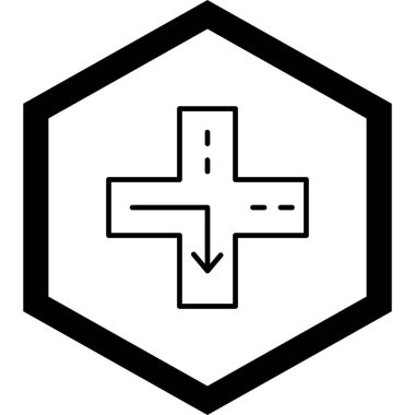 Modern bir simgenin vektör illüstrasyonu