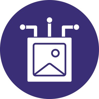 seo modern simgesinin vektör illüstrasyonu