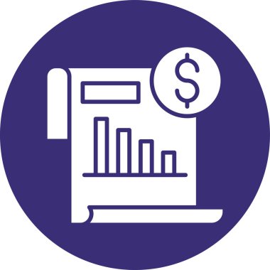 İş ve finans simge vektör