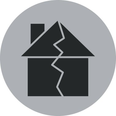 Ev simgesinin vektör illüstrasyonu