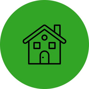 ev simgesi vektör illüstrasyonu