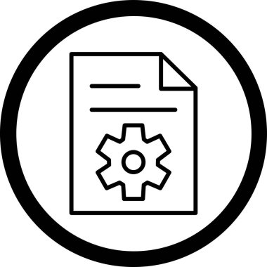 Veri. Web simgesi basit illüstrasyon