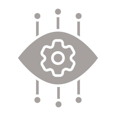 Göz simgesi vektör illüstrasyonu