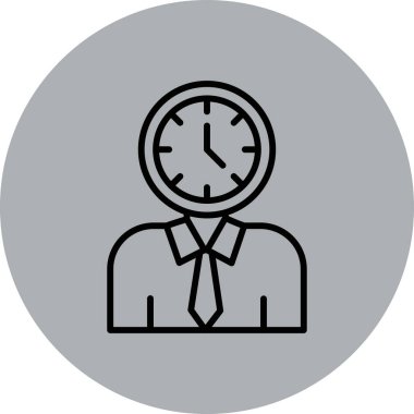 Saatin vektör illüstrasyonu