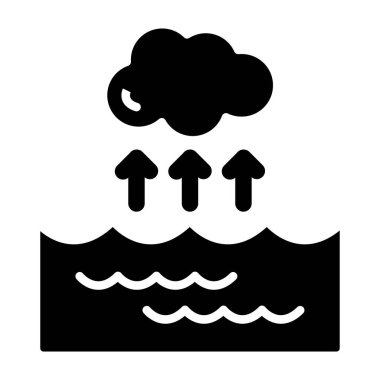 Bulut. Web simgesi basit illüstrasyon