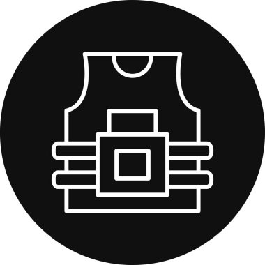 Spor çantası simgesi, vektör illüstrasyonu