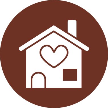 ev simgesi vektör illüstrasyonu