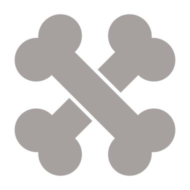 çapraz Kemik vektör simgesi