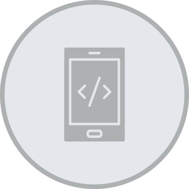 Basit tasarım, vektör illüstrasyonunun web simgesi