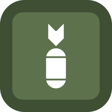 Bir şişe simgesinin vektör illüstrasyonu