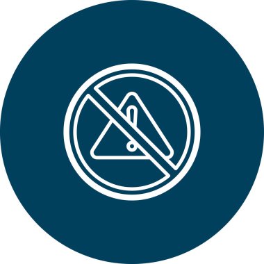 Dumanlı ikon vektör illüstrasyonu yok