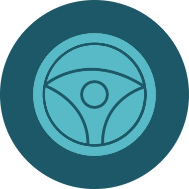 Direksiyon. Web simgesi vektör illüstrasyonu