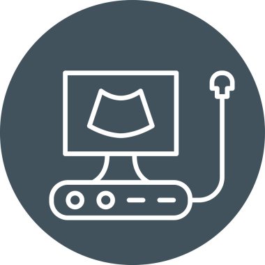 Bilgisayar. Web simgesi basit illüstrasyon