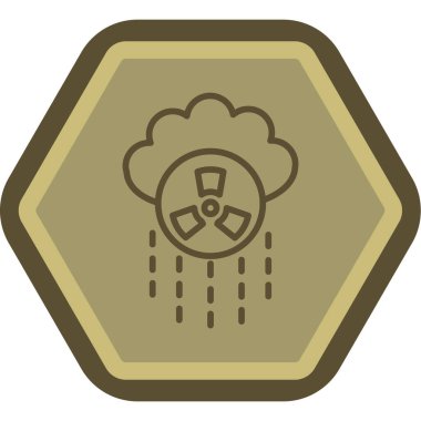 yağmur simgesi, vektör illüstrasyonu