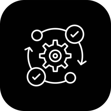 Soyut arkaplanda ayar simgesi ayarlanıyor