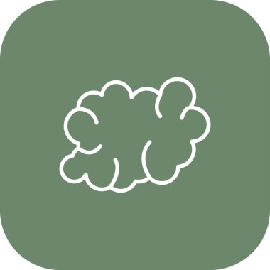 Bulut simgesi vektör illüstrasyonu