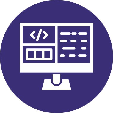 seo modern simgesinin vektör illüstrasyonu