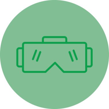 Web ve mobil için vektör gözlüğü simgesi