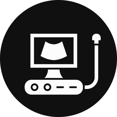 Bilgisayar simgesinin vektör illüstrasyonu