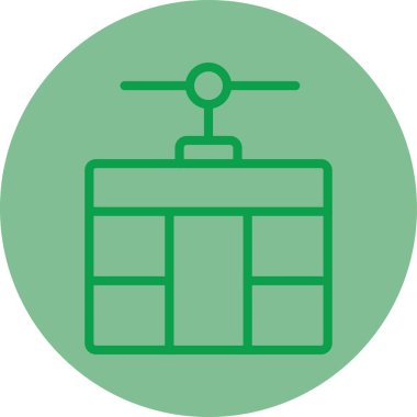 Eşsiz hediye kutusu vektör çizgisi simgesi