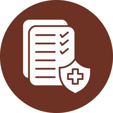 Tıbbi bir simgenin vektör illüstrasyonu