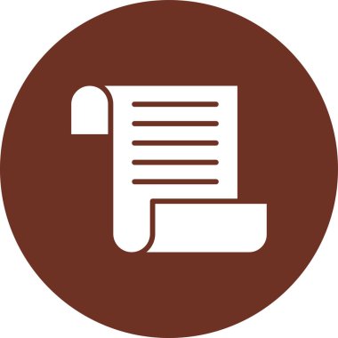 Modern belgenin vektör illüstrasyonu simgeden yoksun